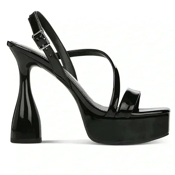 Bar III Womens Scarlett Patent Square Toe Heels 9 M - Picture 12 of 13